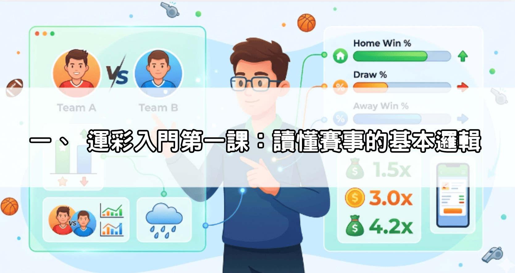 一、 運彩入門第一課:讀懂賽事的基本邏輯